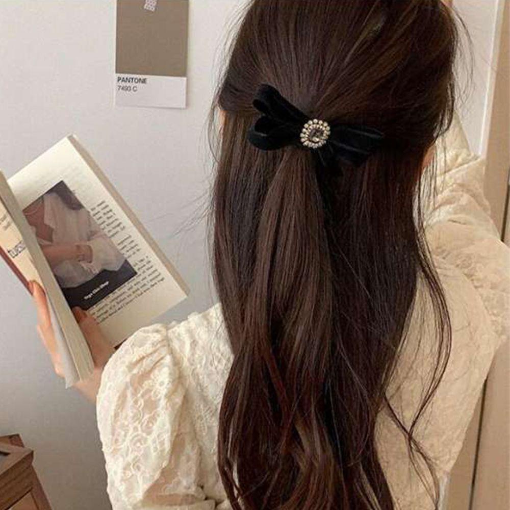 Dây Cột Tóc Đuôi Ngựa Bằng Vải Nhung 26 Kiểu Trang Nhã Dành Cho Bạn Nữ