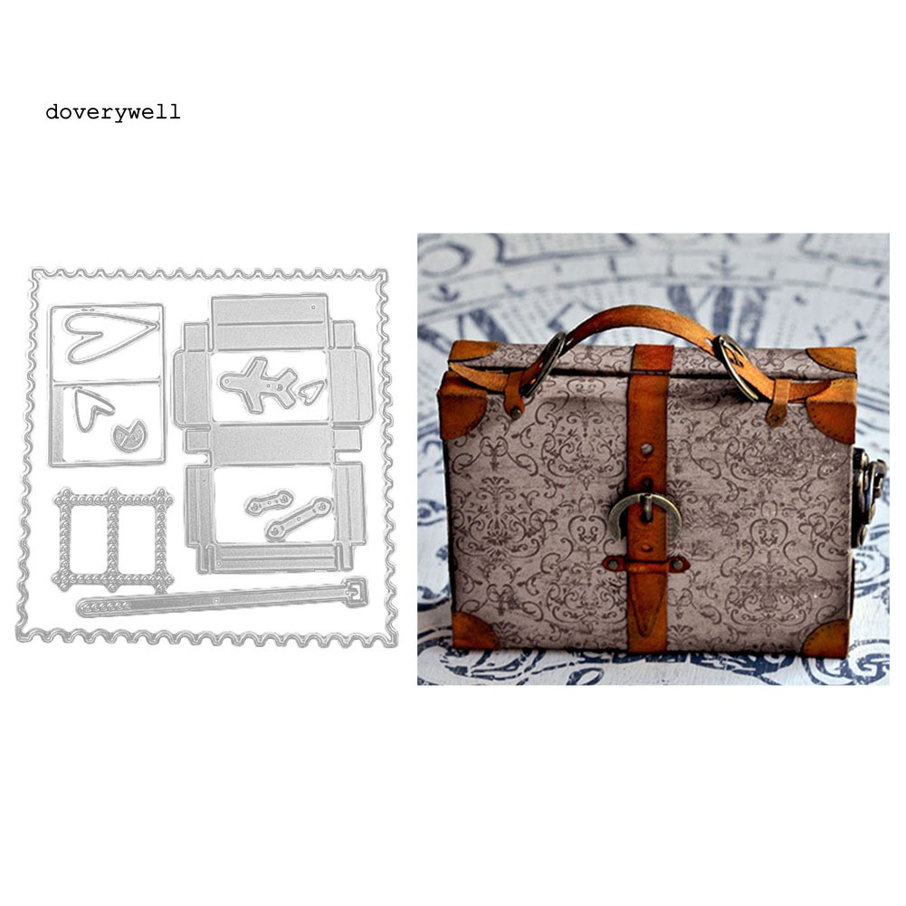 Khuôn Cắt Giấy Kim Loại Hình Vali Xinh Xắn