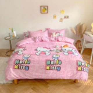 [Ảnh Thật] Bộ Chăn Ga Gối Cotton Poly Nhập Khẩu 4 Món ( miễn phí bo chun)