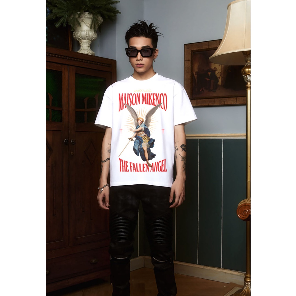 Áo phông nam MIKENCO Fallen angel tshirt