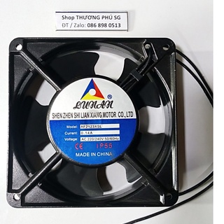 Fan - Quạt 12Cm - Chạy điện áp Input AC: 220V / 240V - 30W (Hiệu: LUNAN)