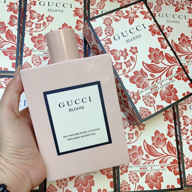Sữa Tắm Hương Nước Hoa Gucci Bloom Hương Hoa Nhài và Hoa Huệ Trắng 380ml