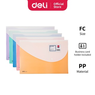 Túi đựng hồ sơ nhựa FC Deli 5506 (01 chiếc)