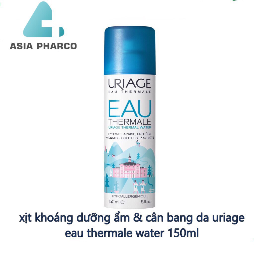 Xịt khoáng dưỡng ẩm &amp; cân bằng da Uriage Eau Thermale Water 150ml