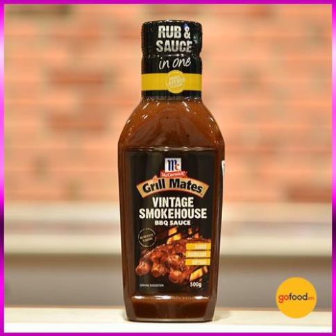Sốt Ướp Thịt Nướng BBQ GRILL MATES 500 gr