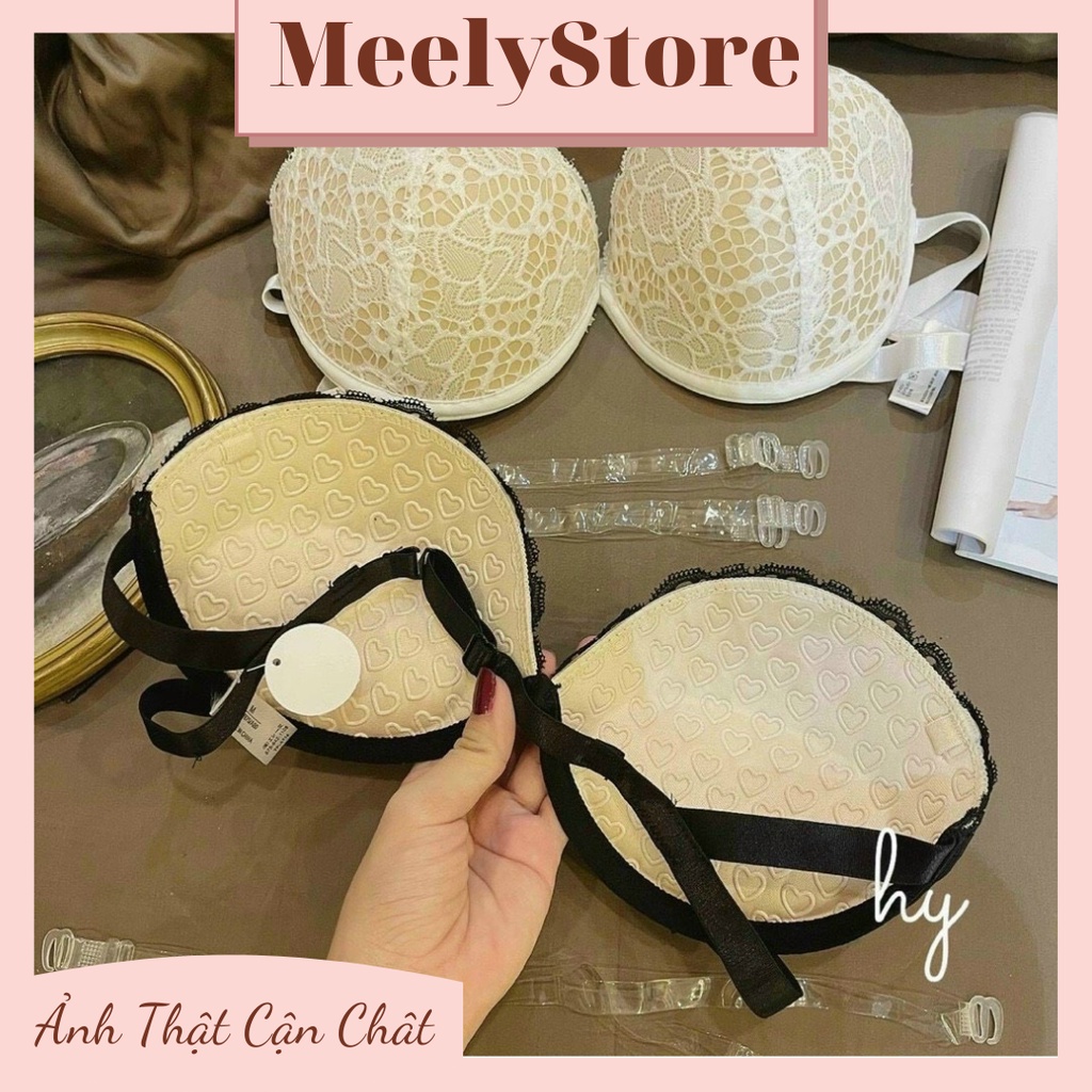 Áo Lót  Ren Cúp Ngực Chống Tụt Có Gọng Nữ Tặng Kèm Dây Trong  Nâng Ngực Mút Vừa Ôm Sát, Nâng Đẩy Ngực - R01