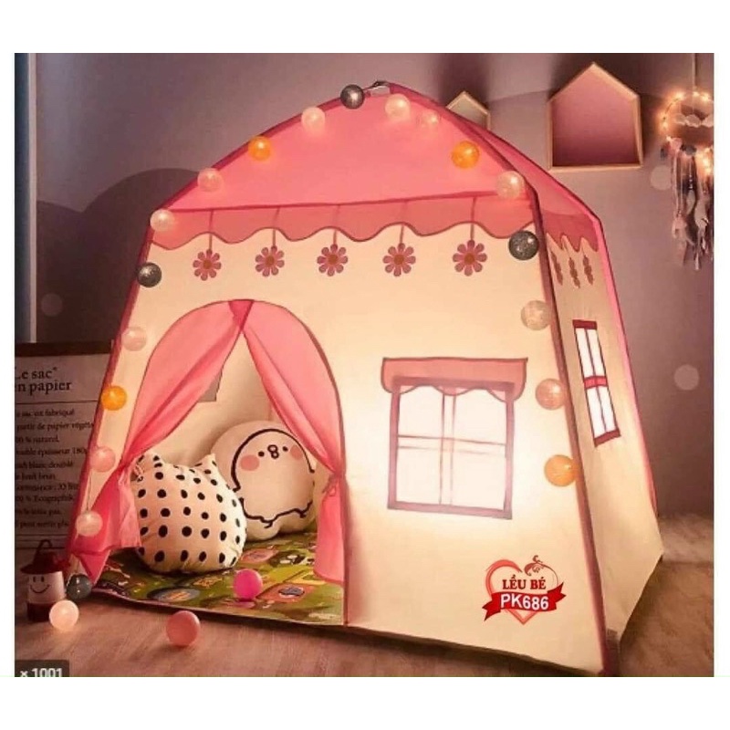 Lều đồ chơi cho cả bé trai và bé gái, chòi hoàng tử công chúa loại đẹp