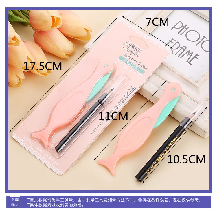 BỘ dao cạo mày và chì kẻ mày