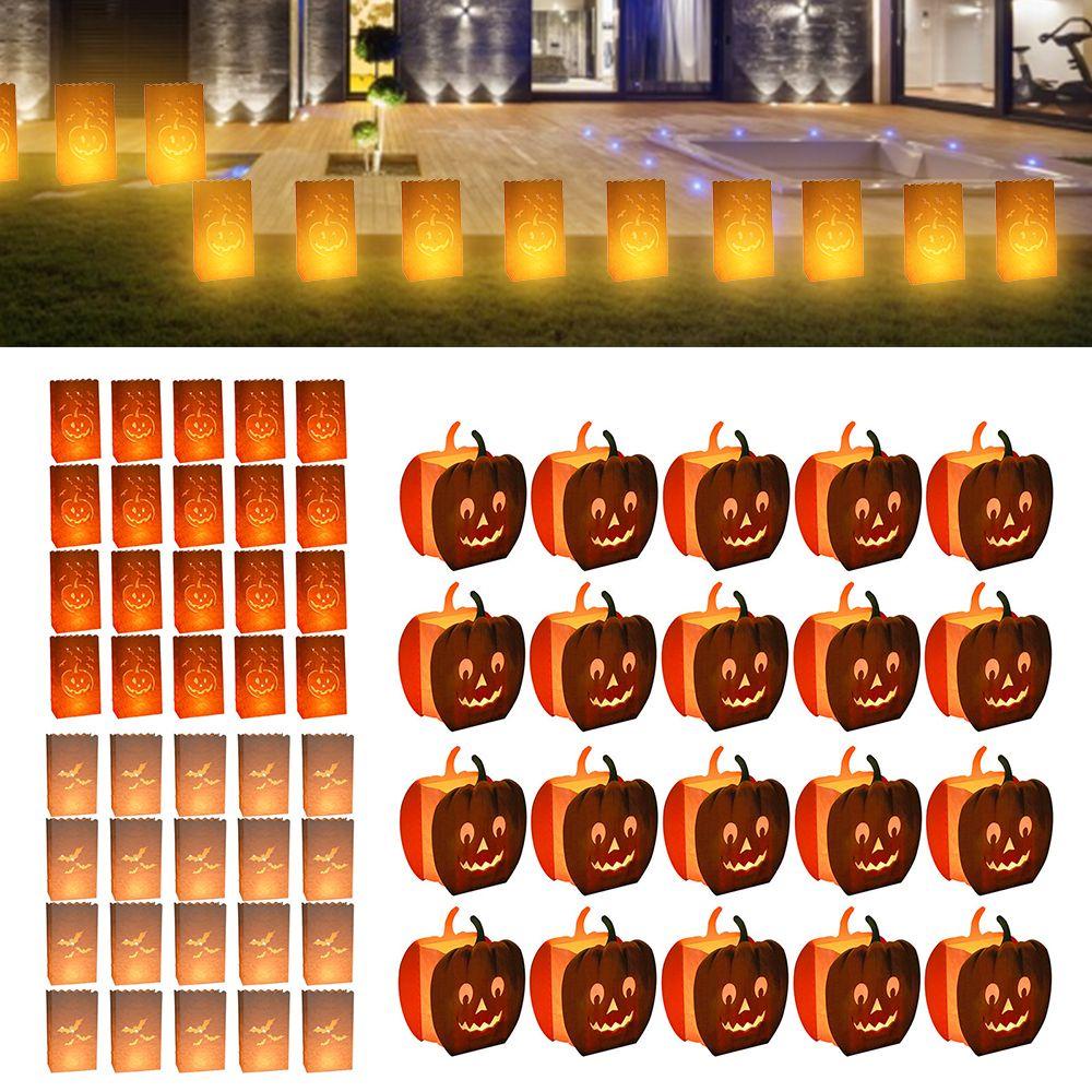 Túi Dạ Quang Trang Trí Halloween Thiết Kế Mới Cho Sân Vườn