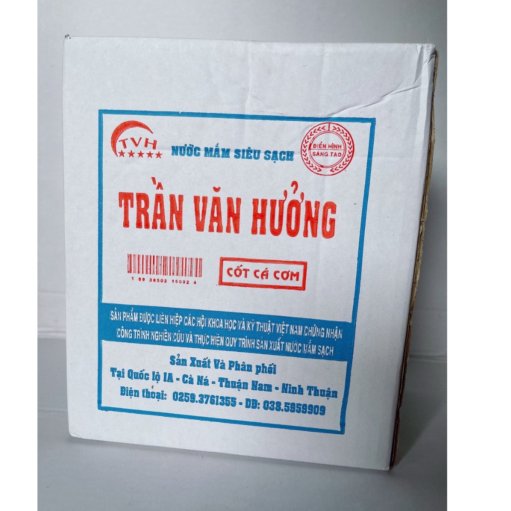 Nước mắm Trần Văn Hưởng cốt cá cơm (thùng 6 chai x 500ml)