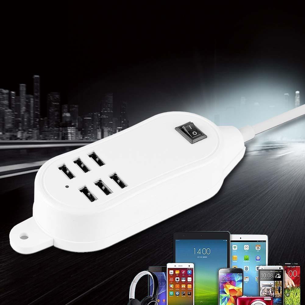 Củ Sạc 6 Cổng Usb Đa Năng Cho Iphone Us / Eu