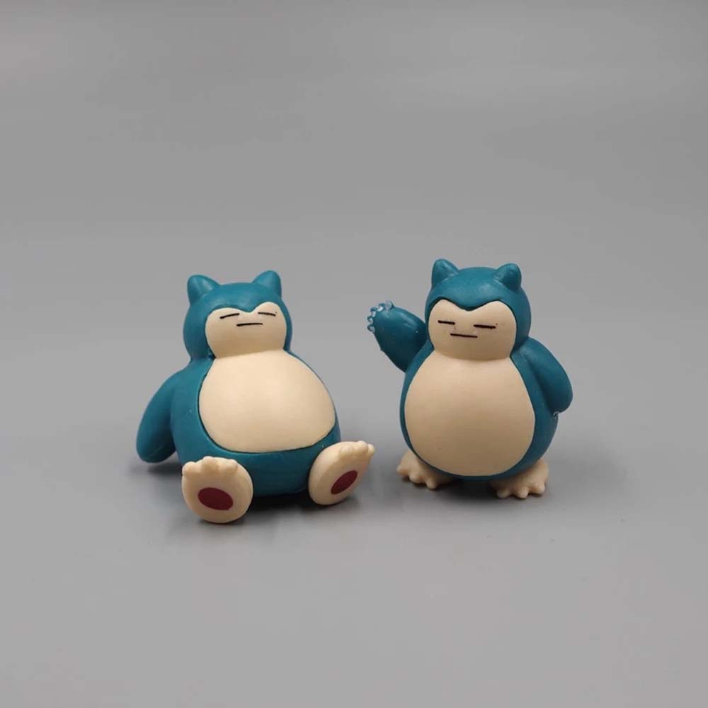 5 mô hình đồ chơi nhân vật snorlax trong phim hoạt hình pokemon