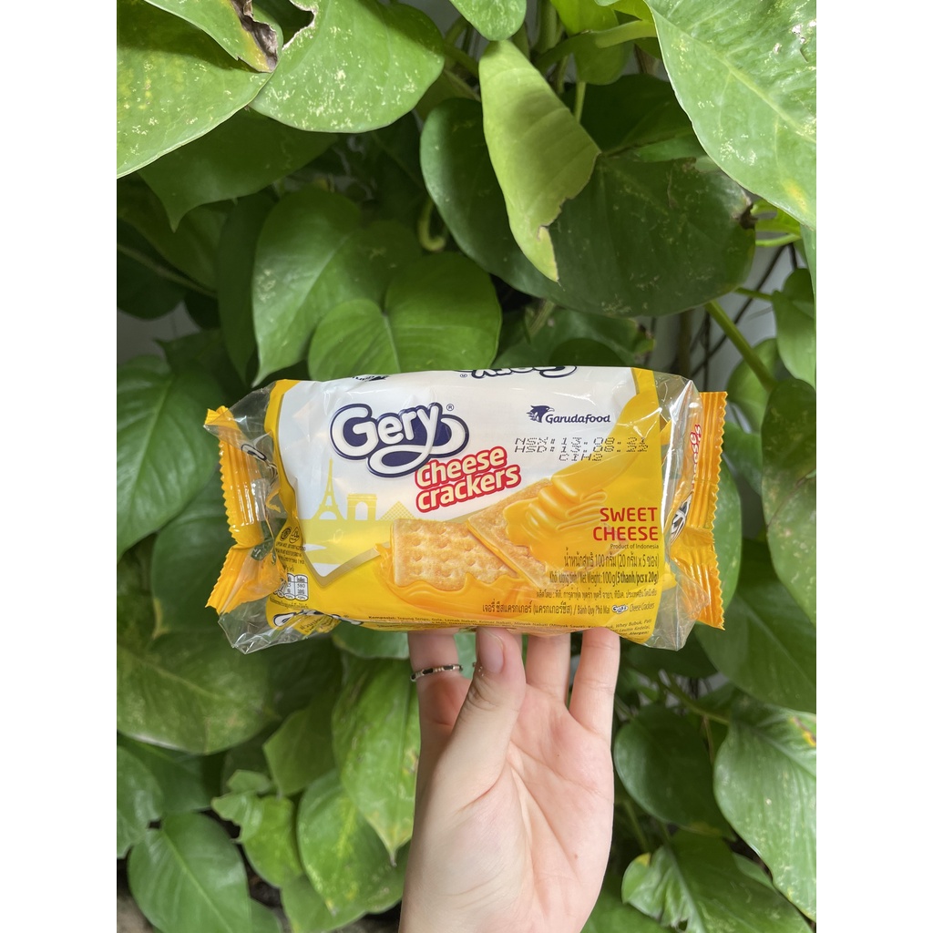 Bánh Quy Phô Mai Gery Cheese Crackers (Gói 100g)