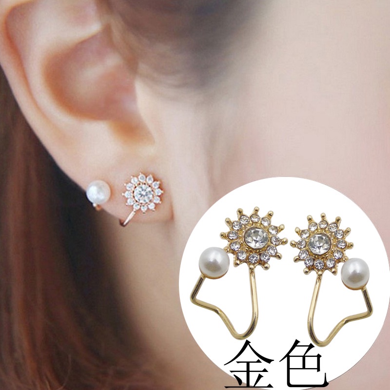 Khuyên Tai Đính Ngọc Trai Thời Trang Dành Cho Nữ