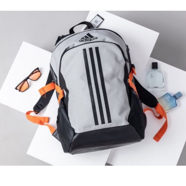 (FJ4459) Balo adidas power 5 ID phối sọc bạc, 30L - Balo nam nữ thời trang - Balo thể thao adidas - Balo đi học