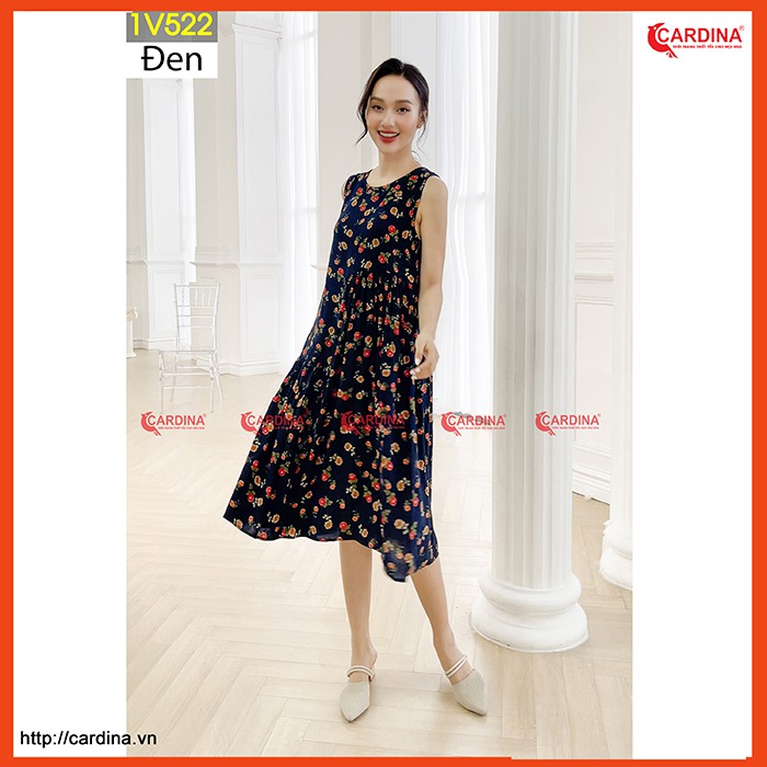 [Mã FAGREEN1505 giảm tới 30K đơn 99K] Váy Lanh Sát Nách CARDINA Nhún Tầng Điệu Đà 2021 | BigBuy360 - bigbuy360.vn