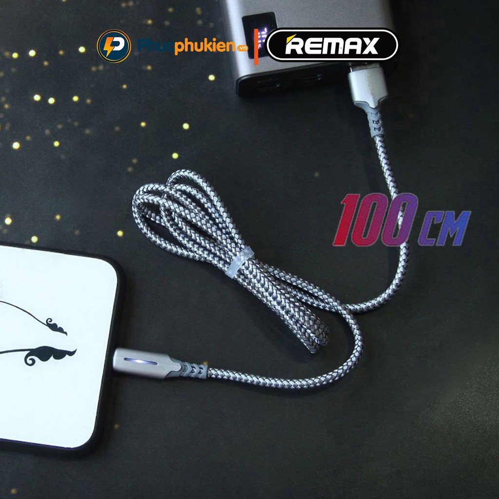 Cáp sạc tự ngắt chính hãng Remax 123i sạc nhanh 12w cho iP5S đến 13 Pro max Phúc Phụ Kiện