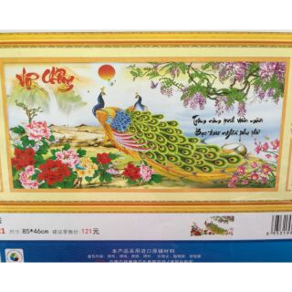 Tranh thêu 3D vợ chồng x8121
