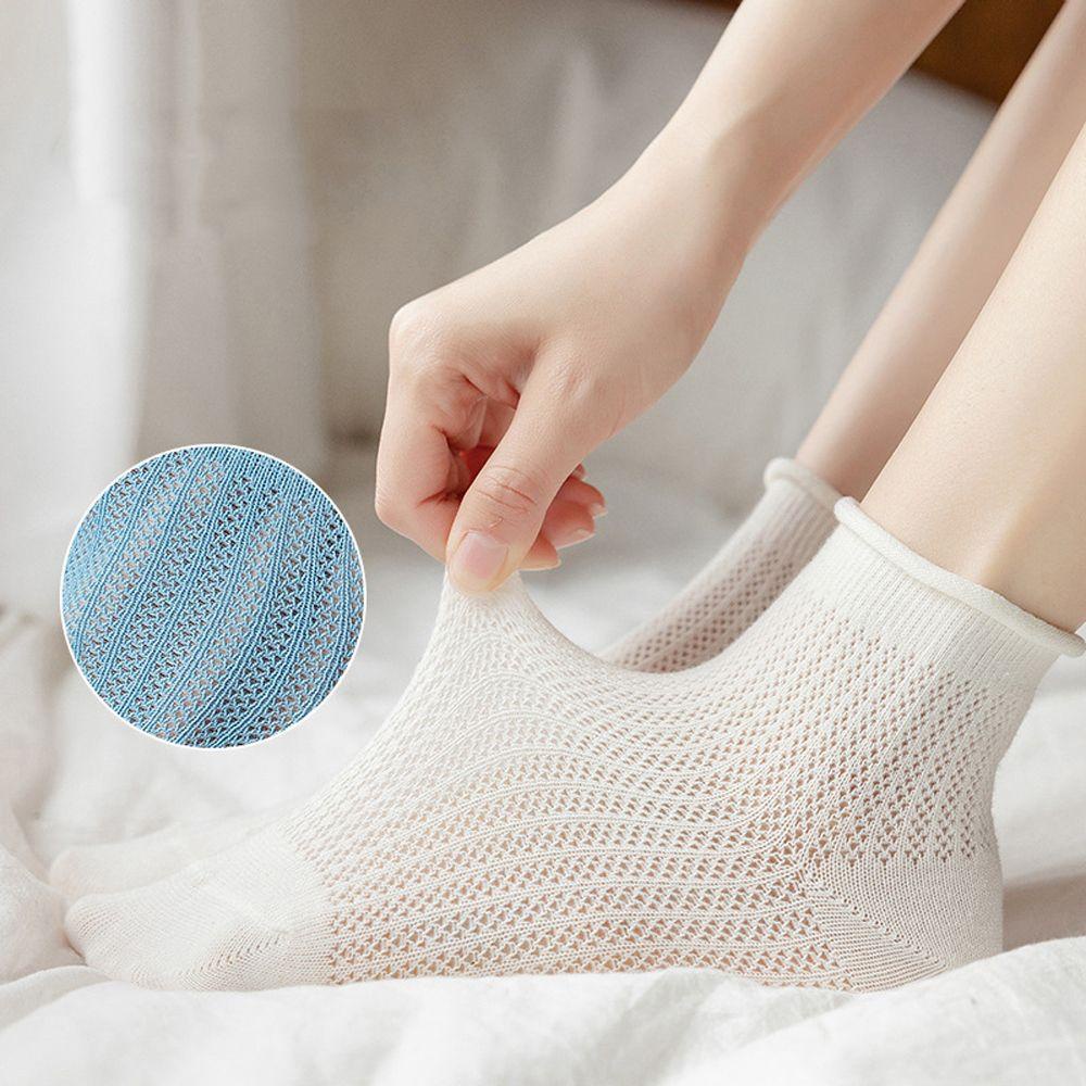 Đôi Vớ Chân Phối Lưới Phong Cách Harajuku Thời Trang Cho Nữ