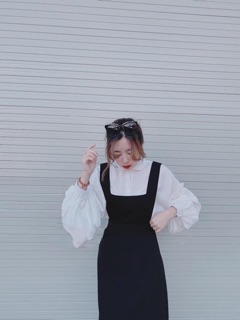 Set yếm 2 món mix áo sơmi siêu hot