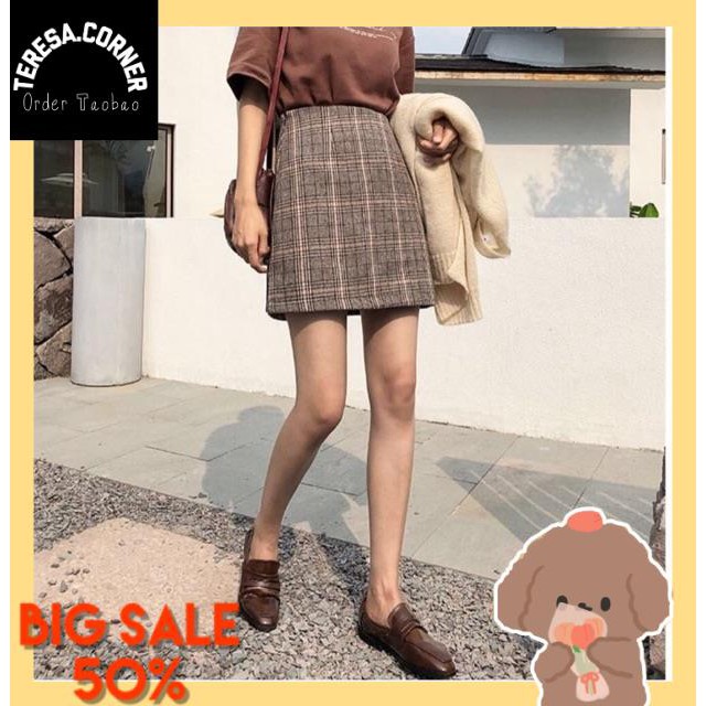 [ORDER]CHÂN VÁY CARO ULZZANG VINTAGE | BigBuy360 - bigbuy360.vn