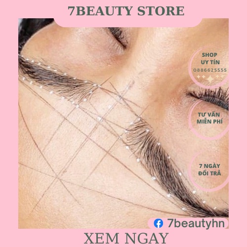 Chỉ Than Định Hình Chân Mày Phun Xăm