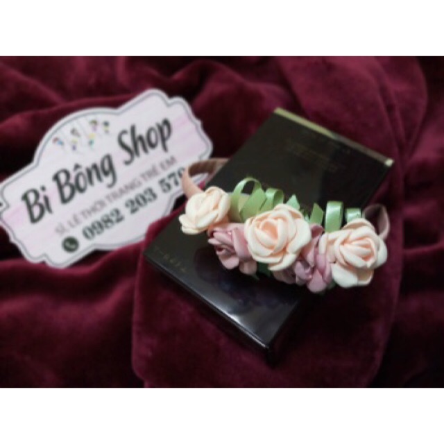 Bờm hoa cho bé 2-9 tuổi