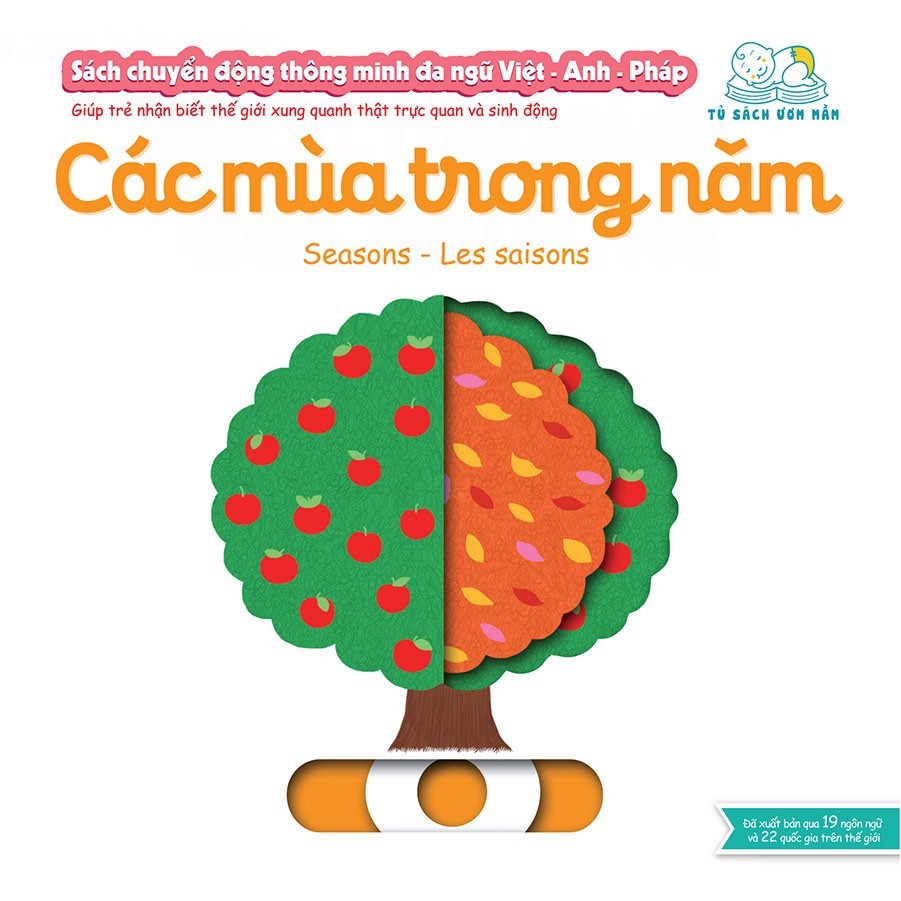 Sách Chuyển Động Thông Minh Đa Ngữ Việt - Anh - Pháp: Các Mùa Trong Năm - Seasons