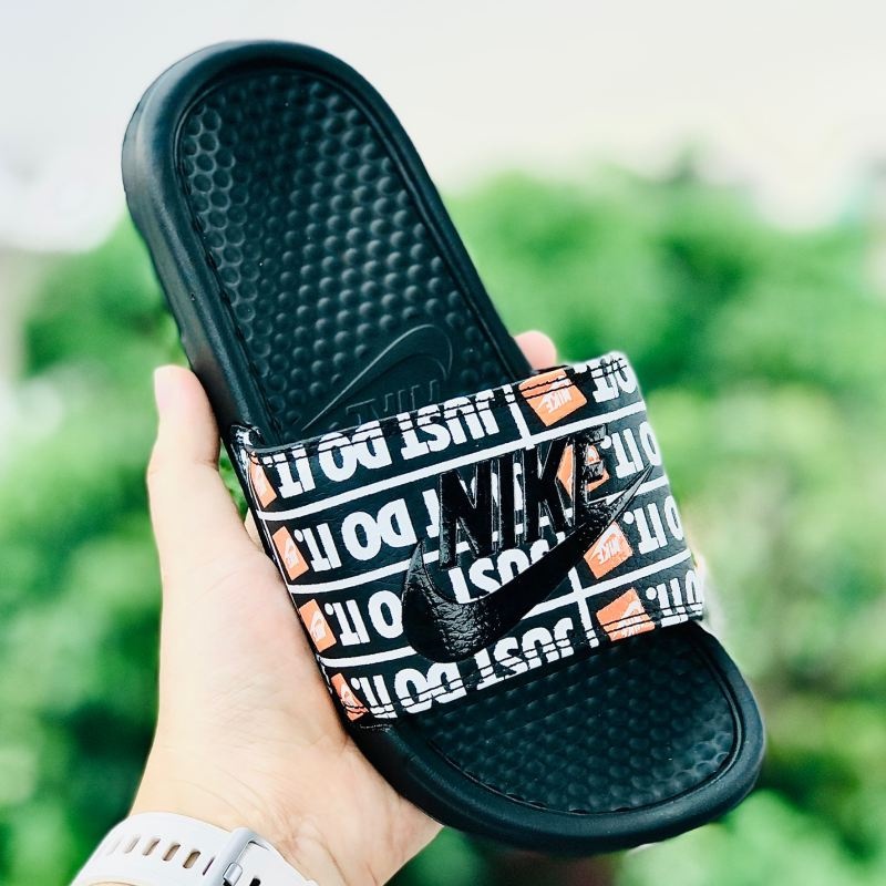 Dép nike nk quai ngang thể thao nam nữ mk in Nike JDI đen, tem tag mac đây đủ ❤️form nhỏ chọn tăng 1 size❤️