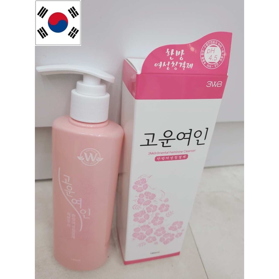 [3WB Oriental Feminine Cleaser] Sữa rửa mặt Femine sản xuất tại Hàn Quốc 180ml