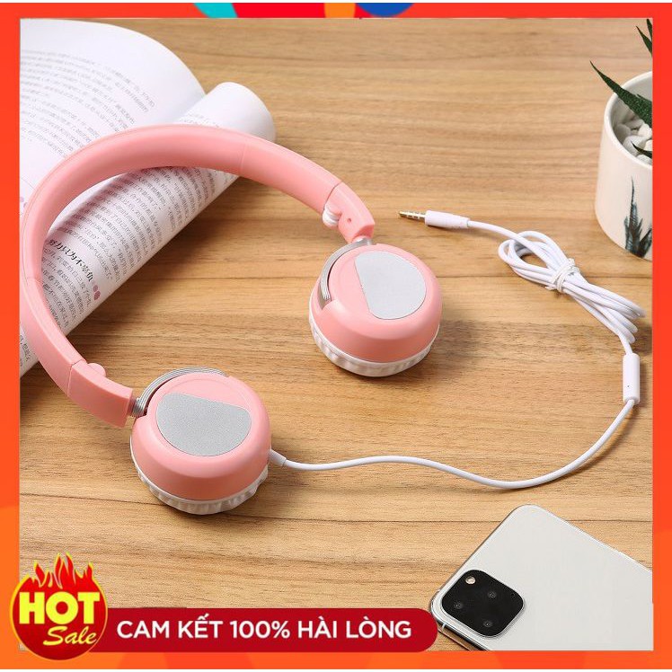 Tai Nghe Có Dây ❤️FREESHIP❤️ Tai Nghe Chụp Tai Thiết kế Cute Âm Thanh Rõ Ràng Y11