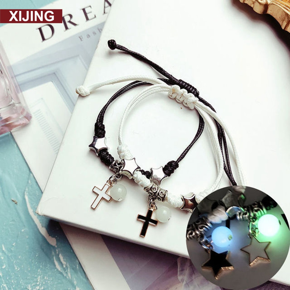 Set 2 vòng tay mặt hình chòm sao nhiều kiểu dáng có thể điều chỉnh cho cặp đôi