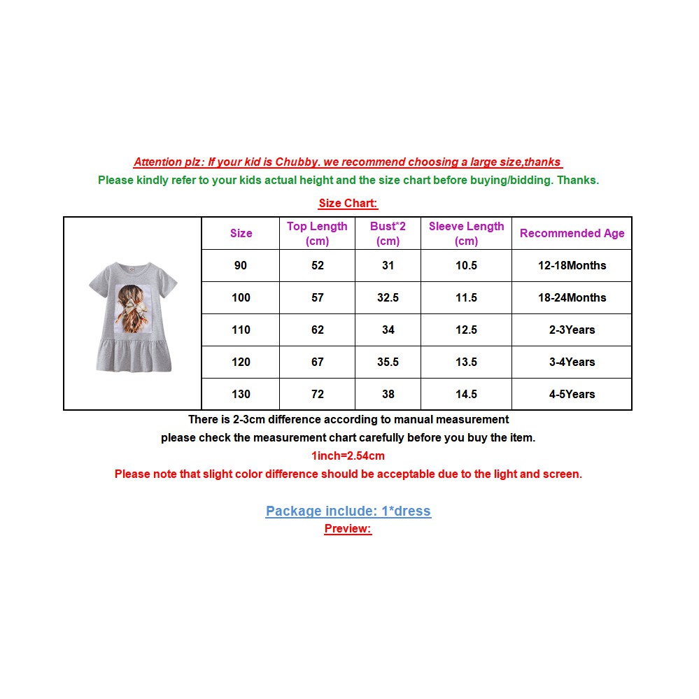 Váy mikrdoo tay ngắn dễ thương thời trang mùa hè dành cho trẻ em