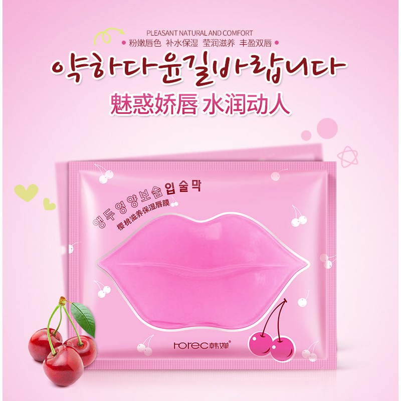 Mặt nạ môi Bioaqua Rorec - lips mask dưỡng ẩm và trị môi thâm CHÍNH HÃNG-PHIÊN BẢN MÙA HÈ