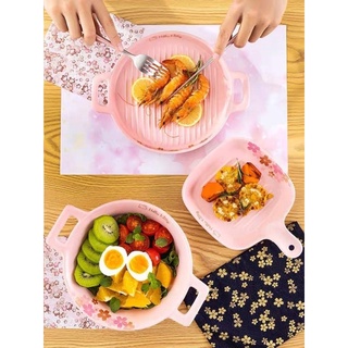 Chảo, thố Hello Kitty hồng