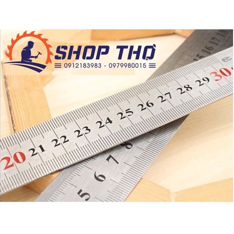 Thước thẳng 20cm loại dày chuyên để kẻ, đo độ dài