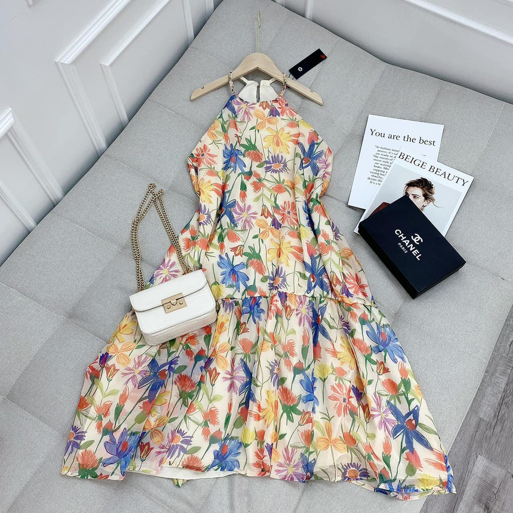 Váy yếm hoa hồng hàng may 2 lớp 120K,💖FREESHIP💖,phong cách bánh bèo hàn quốc | BigBuy360 - bigbuy360.vn