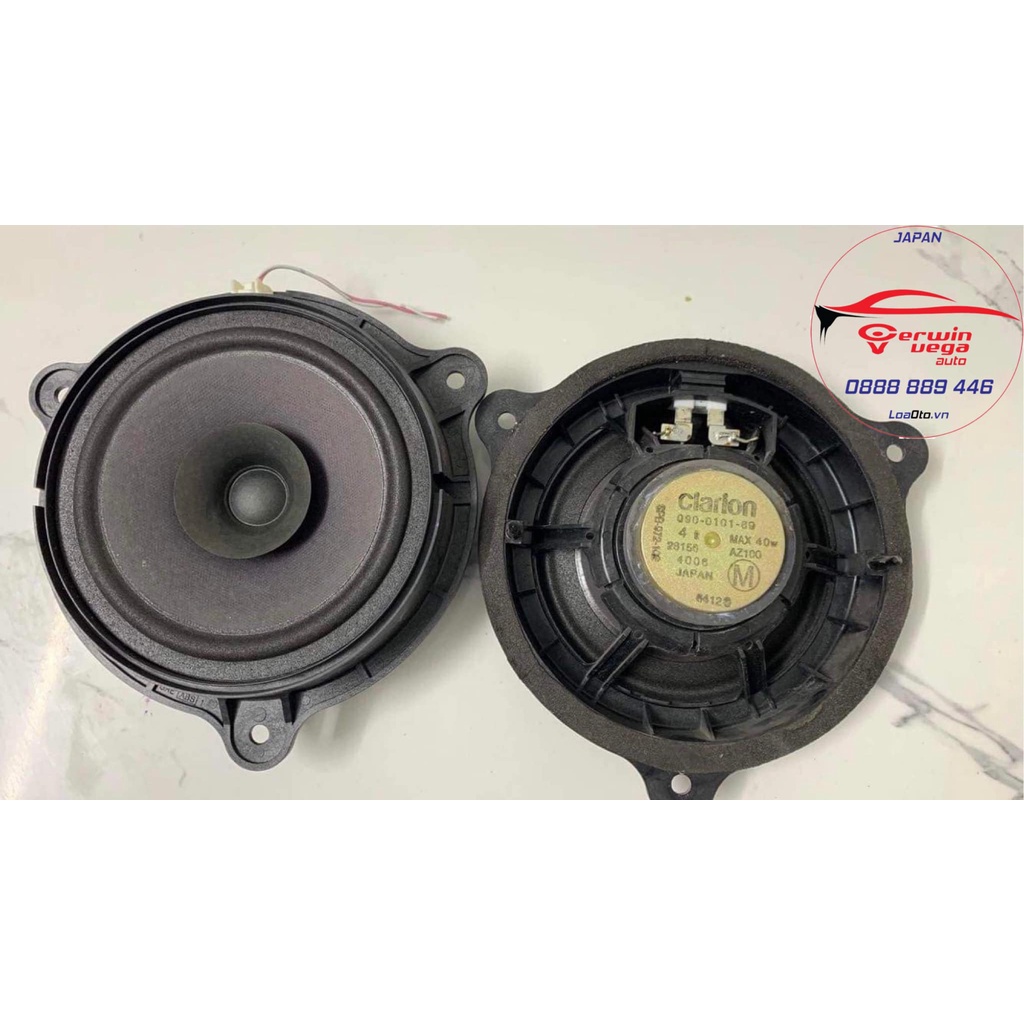 Loa cũ tháo xe ô tô Nhật bãi 16cm chính hãng Clarion. Loa cánh oto toàn giải chất âm rất hay