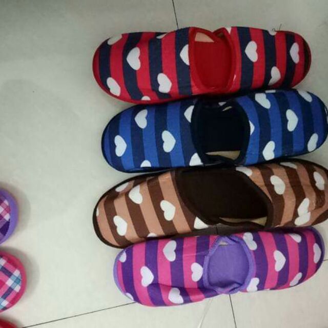 Dép bông mầu
