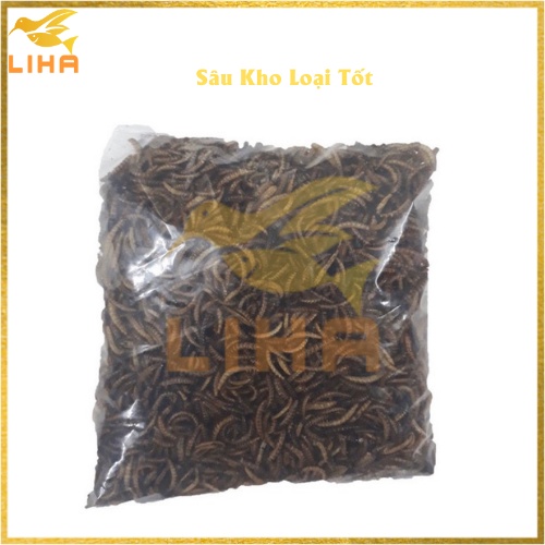 Sâu Khô Cho Chim, Hamster Ăn 100gr Loại Tốt - Trộn Chung Với Cám Cho Chim, Hamster, Gà