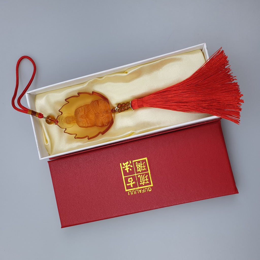 [THANH LÝ] Dây Treo Thẻ Phật Bản Mệnh 12 Con Giáp Ngọc Lưu Ly Phong Thủy Ô Tô