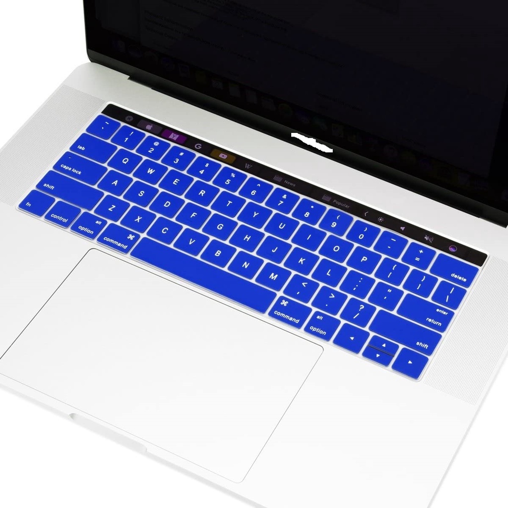 Phủ phím silicon New Macbook Pro 13/15 Touch bar ( 2016 - 2019)
