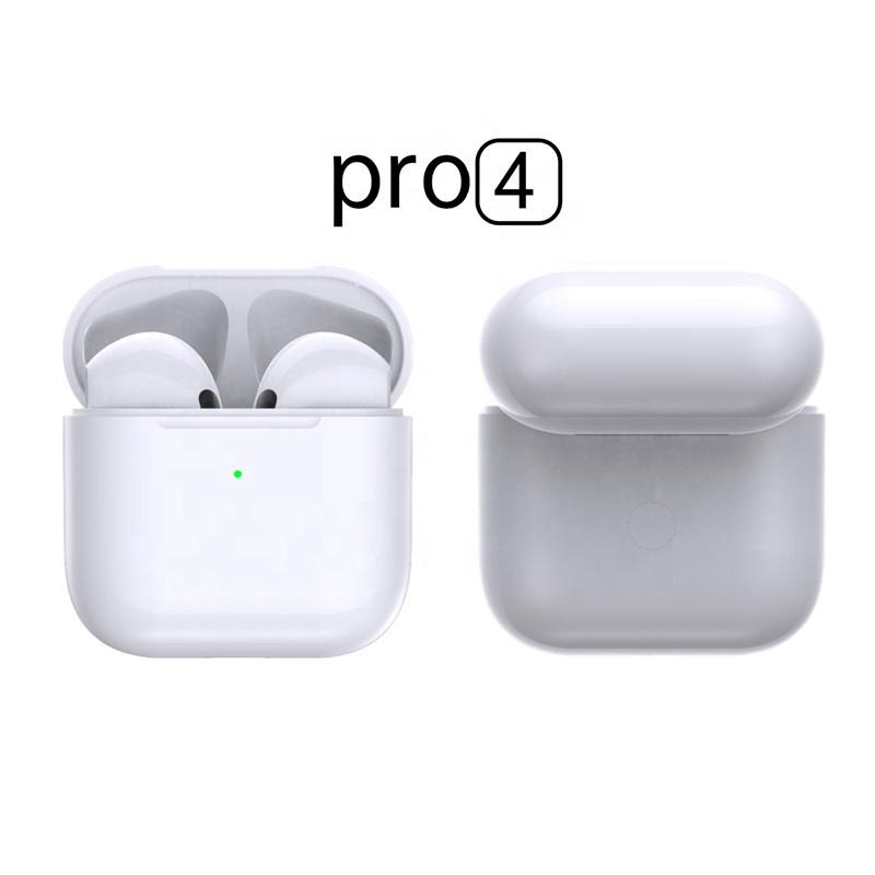 【COD】4th Gen Bluetooth Mini Tai Nghe Pro 4 100% Original TWS Tai Nghe Nhét Tai Không Dây Chơi Game Thể Thao Tai Nghe Bluetooth Pro4 Tai Nghe Nhét Tai Earbuds Cho iPhone 12 Pro Điện Thoại Android Huawei Xiaomi Realme Oppo Vivo