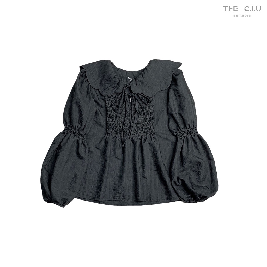 Áo kiểu babydoll tay dài phồng THE CIU - Aner Top