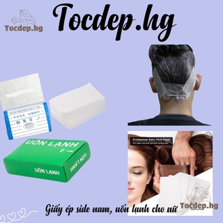 giấy uốn lạnh - dùng cùng thuốc uốn tóc, Giấy ép side nam, uốn lạnh cho nữ - Tocdep.HG