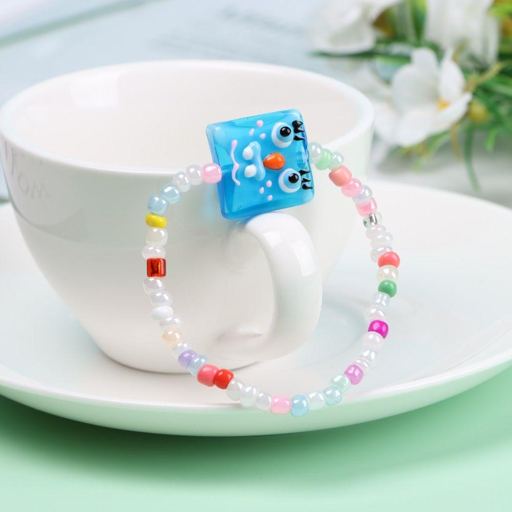 SUMU Vòng Tay Chuỗi Hạt Co Giãn Hình Thú Hoạt Hình Dễ Thương