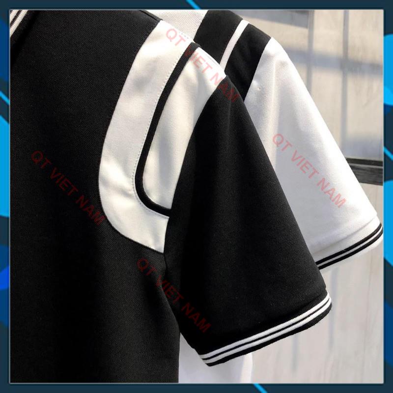 [ ẢNH THẬT] Áo polo nam phối màu chất cá sấu cotton thấm hút mồ hôi về đủ 2 màu QTVN | BigBuy360 - bigbuy360.vn