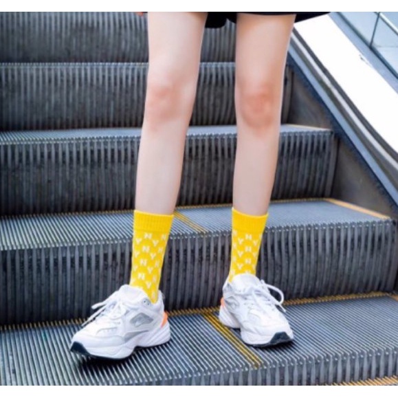 Vớ Tất YANKEES NY cổ cao Nam Nữ phong cách thể thao, trẻ trung, năng động.