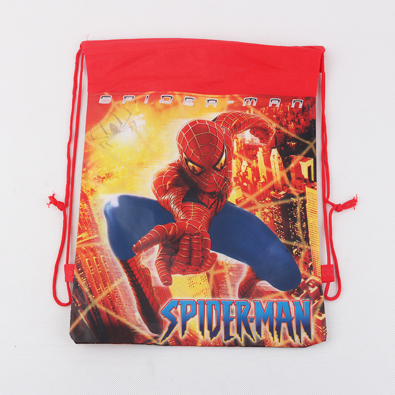 Ba Lô Rút Dây Không Dệt Chủ Đề Avengers Làm Quà Tặng Sinh Nhật/Giáng Sinh Cho Bé