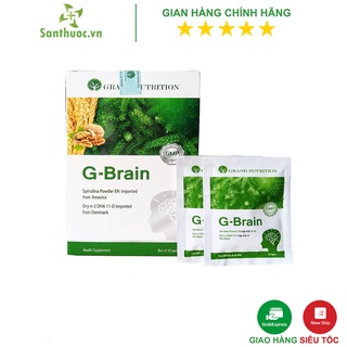 Cốm sữa tảo non g-brain, bổ sung dha, vitamin hỗ trợ phát triển não bộ cho trẻ